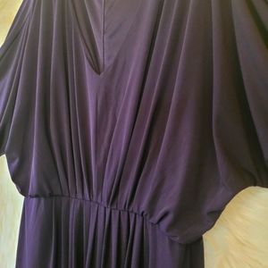Coldwater Creek deep purple dress.